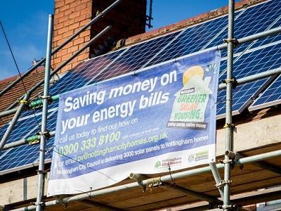 Nottingham is tops for solar rooftops